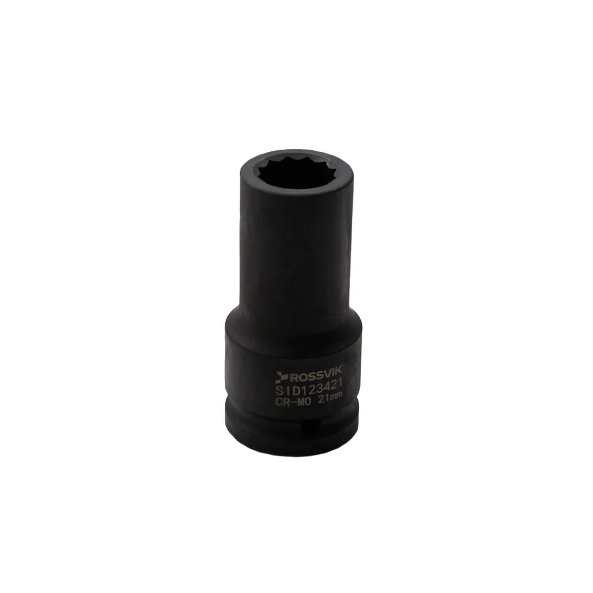 SID123421 Головка торцевая ударная глубокая 12-гранная ROSSVIK 3/4", 21мм