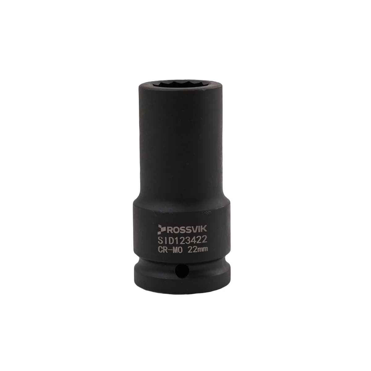 SID123422 Головка торцевая ударная глубокая 12-гранная ROSSVIK 3/4", 22мм