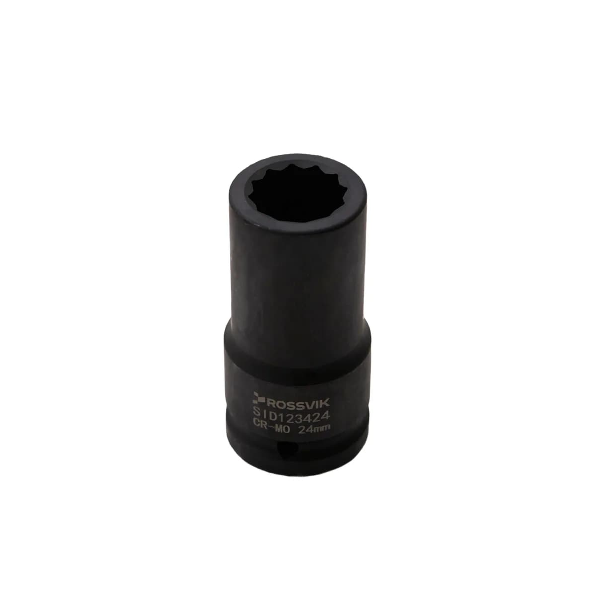 SID123424 Головка торцевая ударная глубокая 12-гранная ROSSVIK 3/4", 24мм