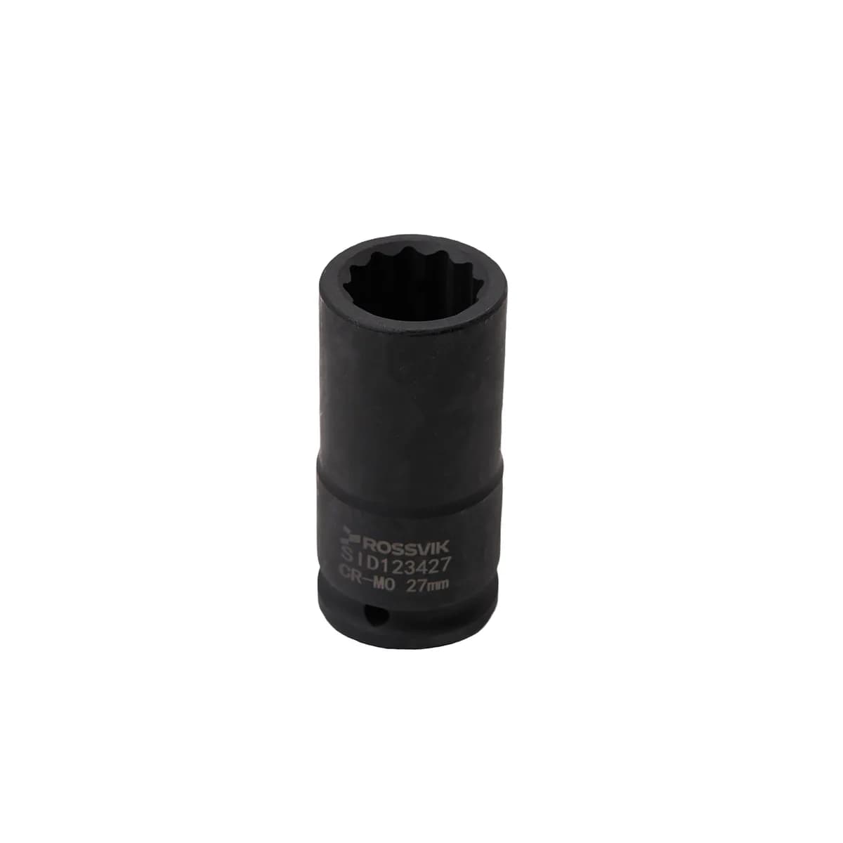 SID123427 Головка торцевая ударная глубокая 12-гранная ROSSVIK 3/4", 27мм