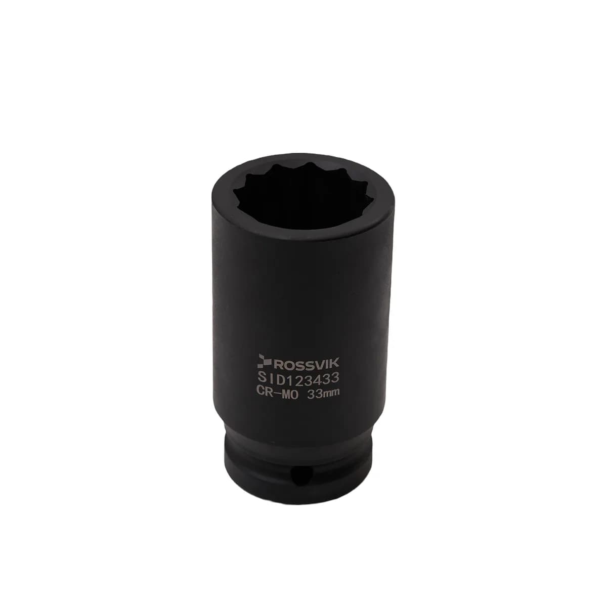 SID123433 Головка торцевая ударная глубокая 12-гранная ROSSVIK 3/4", 33мм