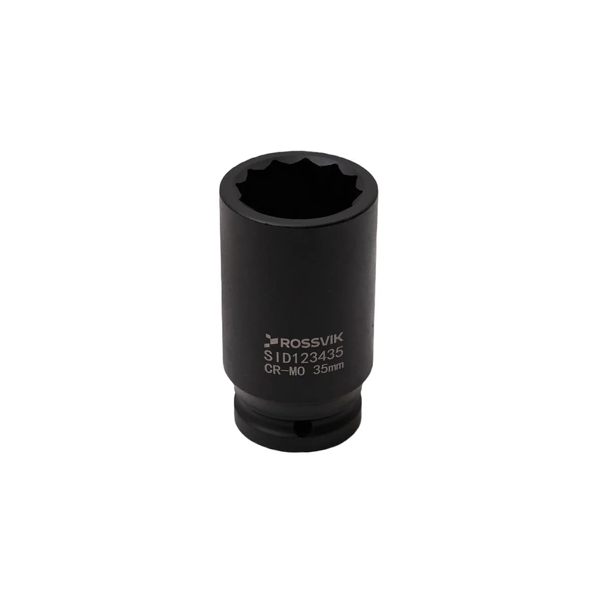 SID123435 Головка торцевая ударная глубокая 12-гранная ROSSVIK 3/4", 35мм