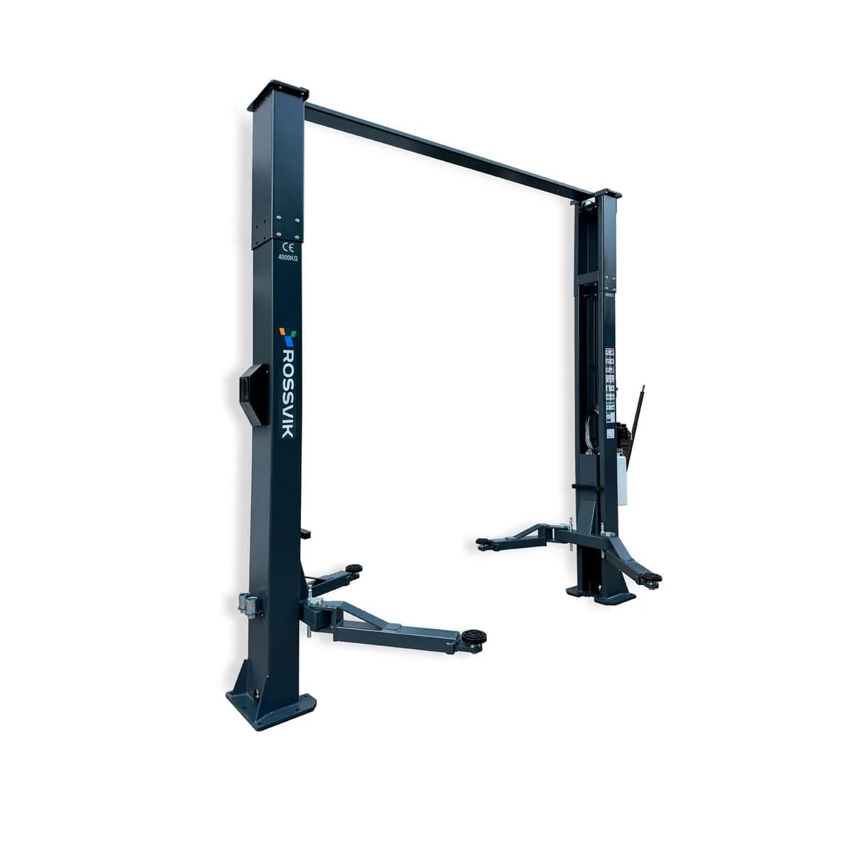 Двухстоечный подъемник ROSSVIK V2-4LH, 4 т, верхняя синхронизация (для низких потолков)