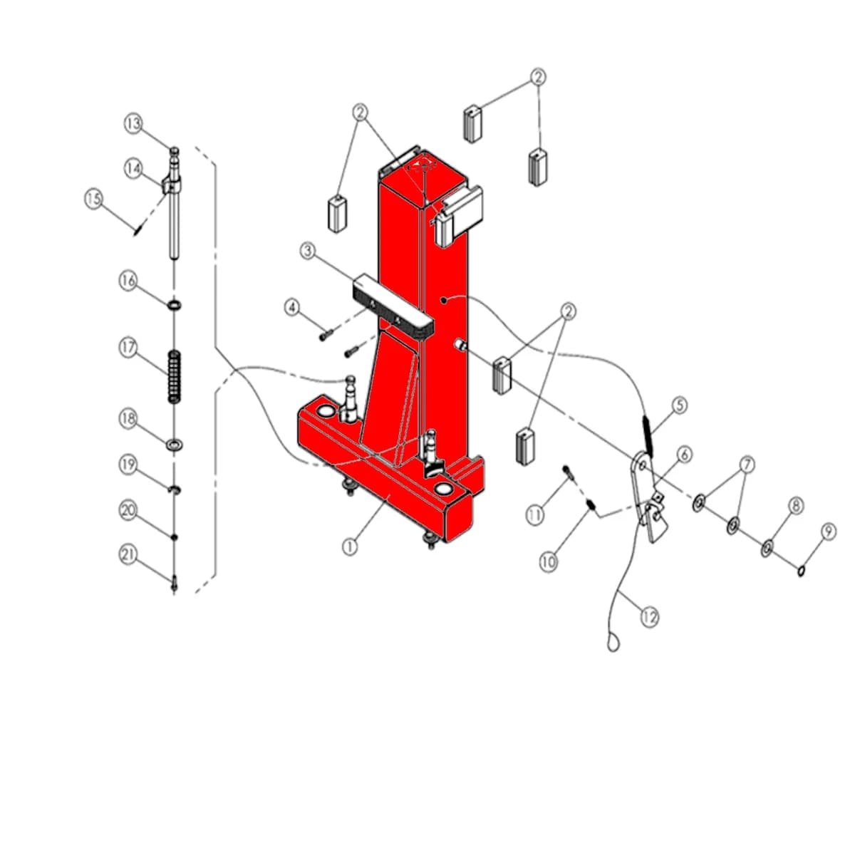 Каретки BN-2.40EM-A-2000-01-00.RAL1018