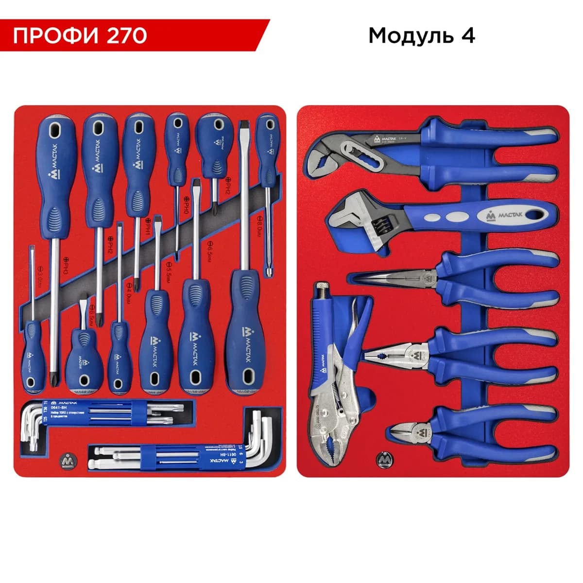 Инструмент в ложементах 5-00270