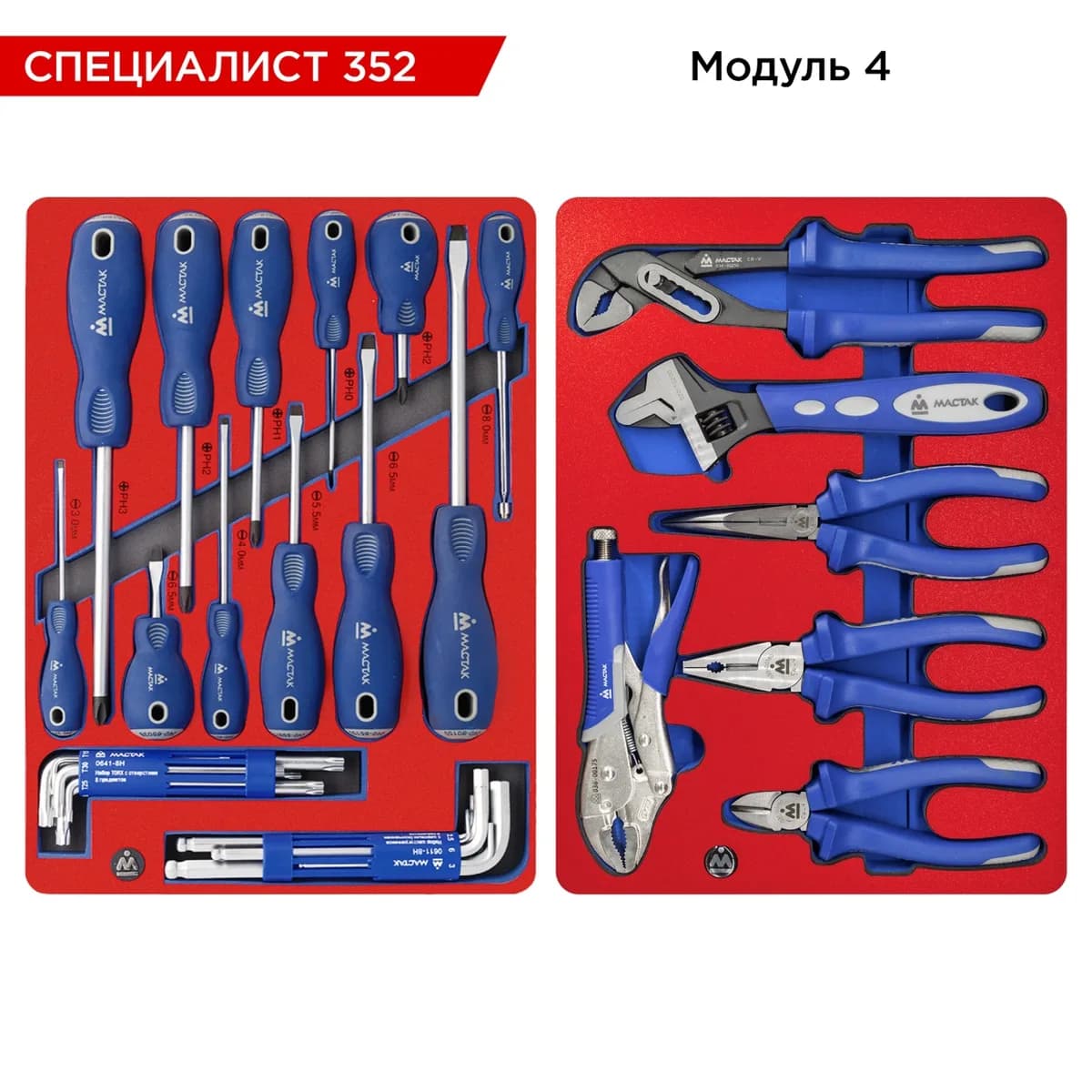 Инструмент в ложементах 5-00352