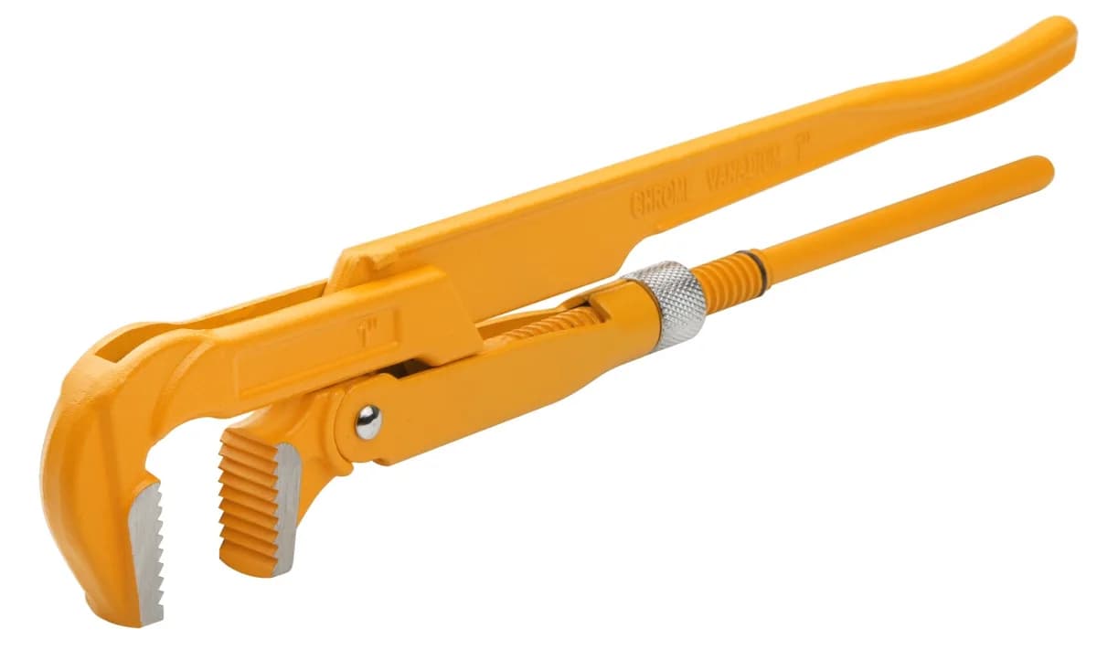 Ключ газовый с прямыми губками №1 1/2" TOLSEN TT10252