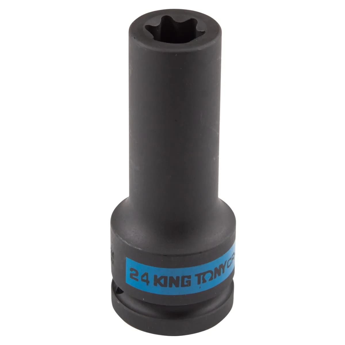 Головка торцевая ударная глубокая TORX Е-стандарт 3/4", E24, L = 110 мм KING TONY 647524M