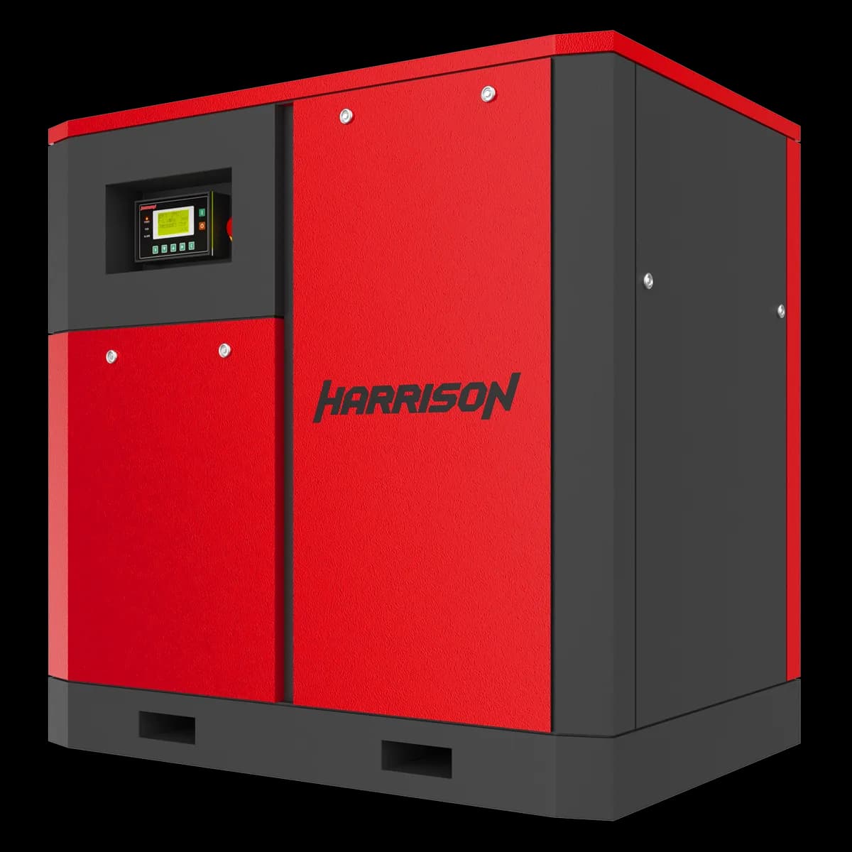 HRS-943800 Винтовой компрессор с ременным приводом Harrison: 3800 л/мин, 12 бар, 30 кВт