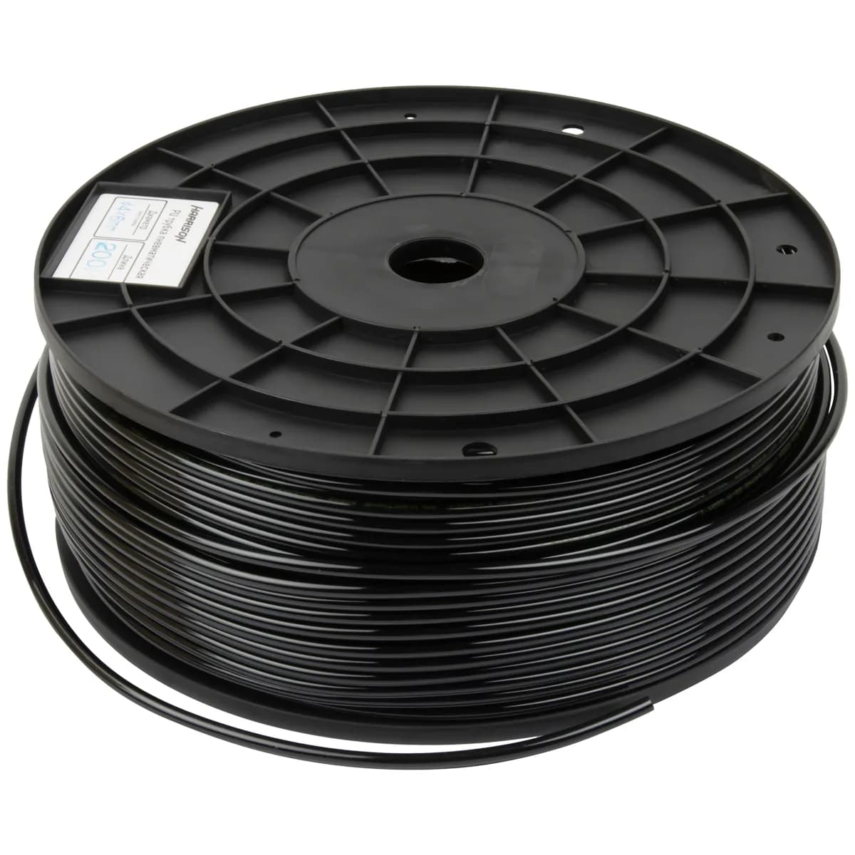 HUS0406-BK Трубка черная Harrison PU 4х6 мм, длина 200 м