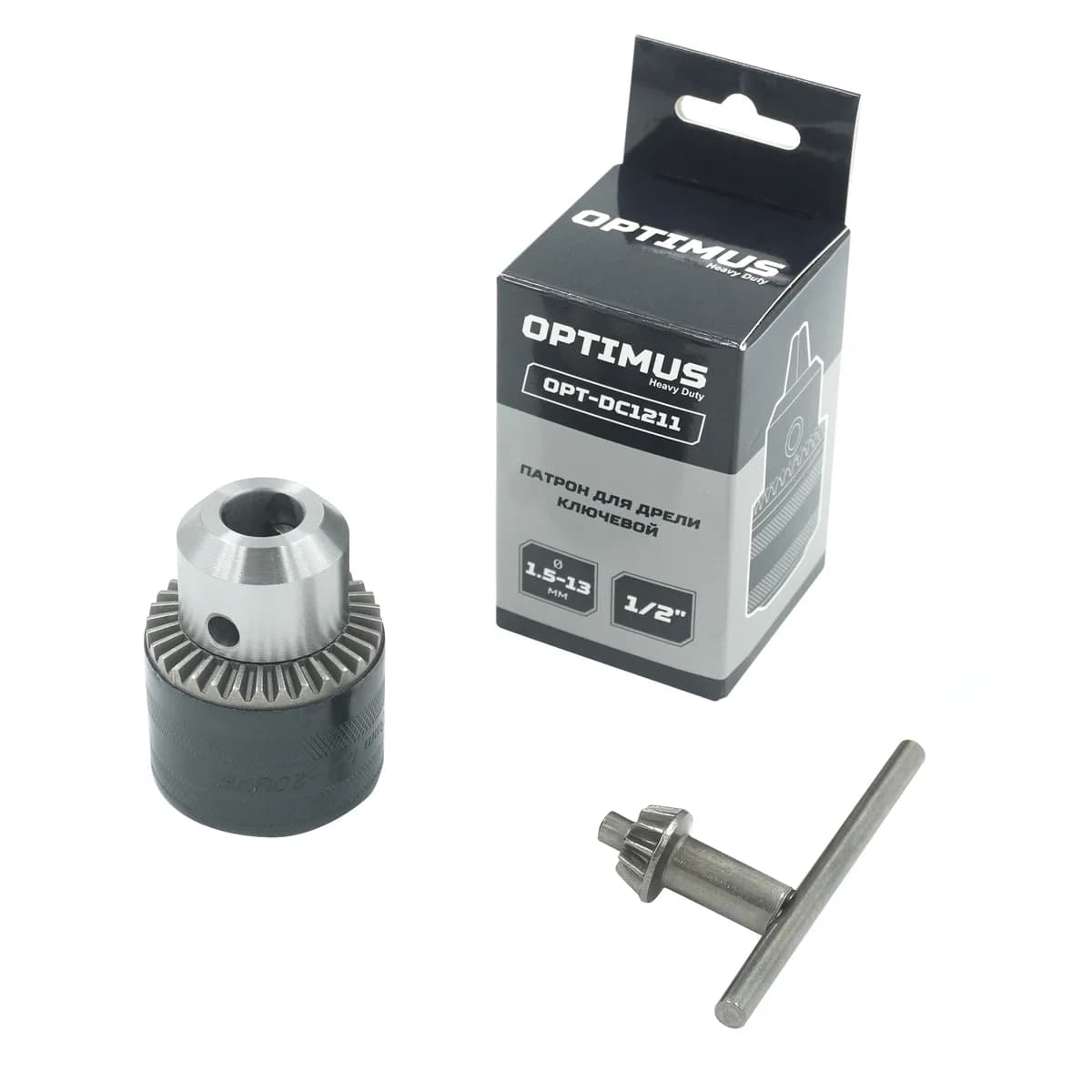 OPT-DC1211 Патрон ключевой 1/2", 1,5-13 мм