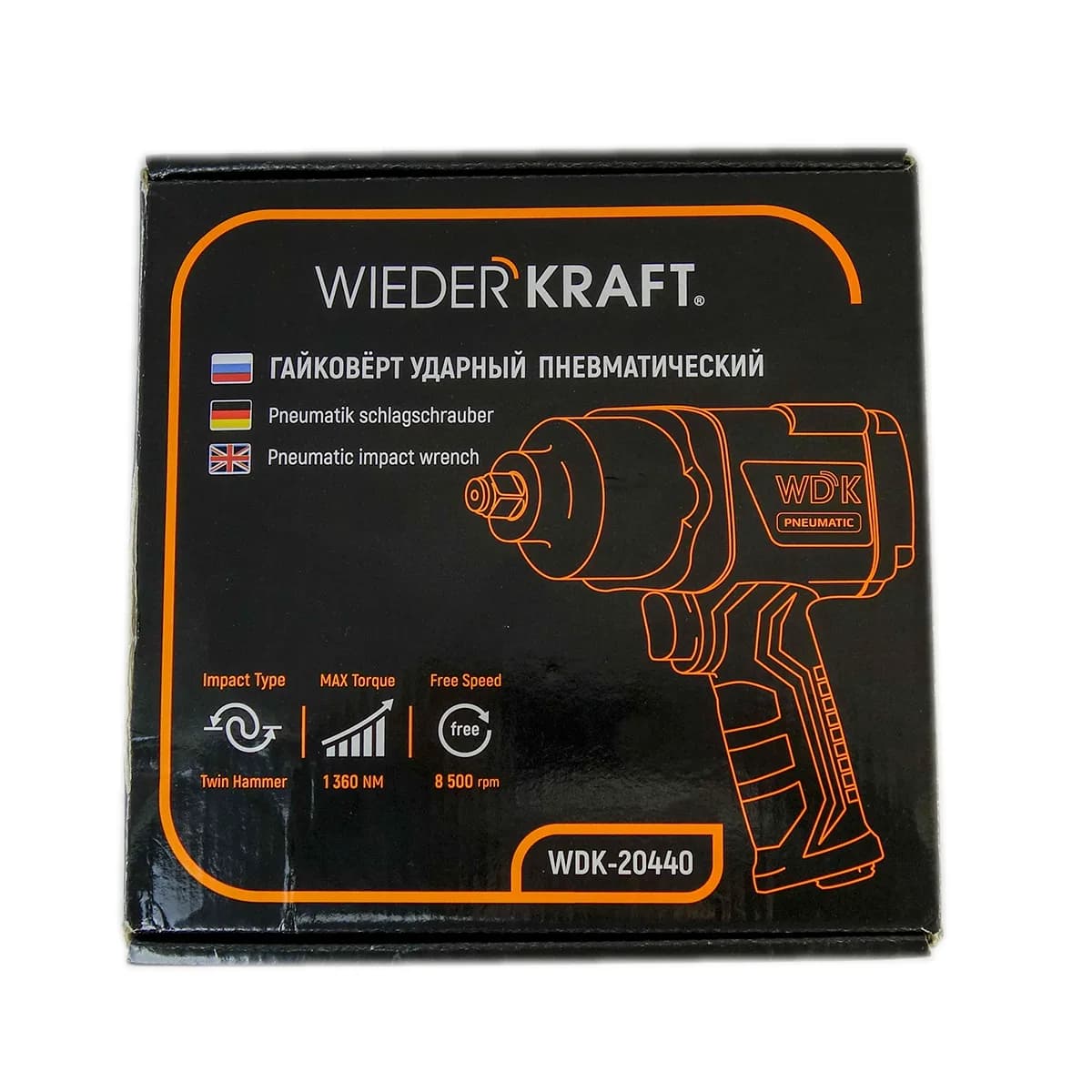 Гайковёрты пневматические WDK-20440