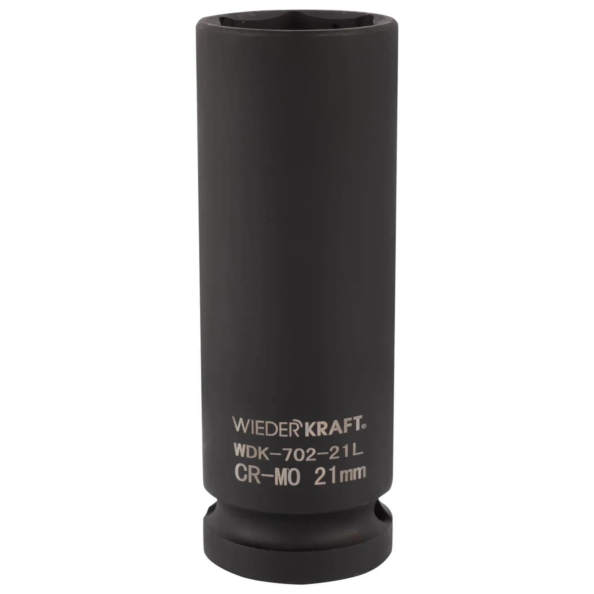 WDK-702-21L Головка торцевая ударная глубокая тонкостенная 1/2", 6 граней, 21 мм