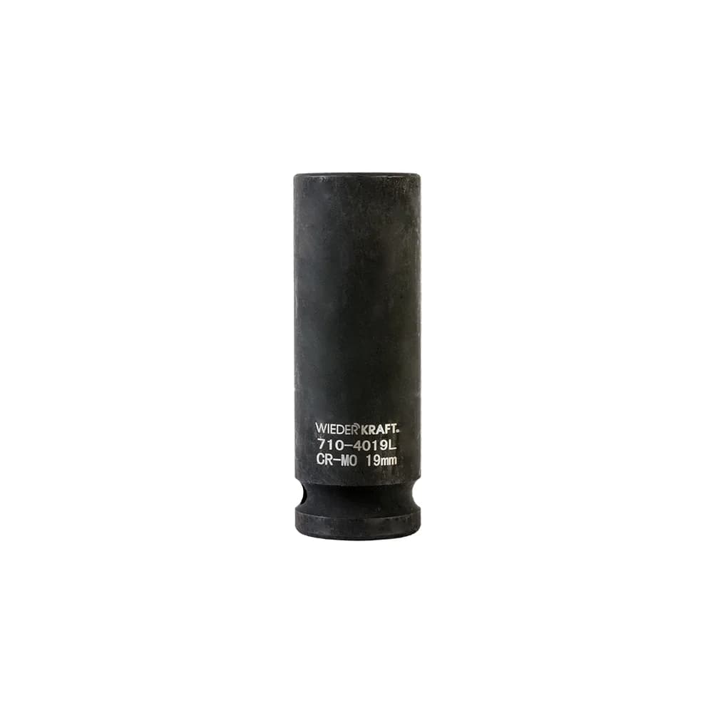 WDK-710-4019L Головка торцевая ударная глубокая 1/2", 6 граней, 19 мм