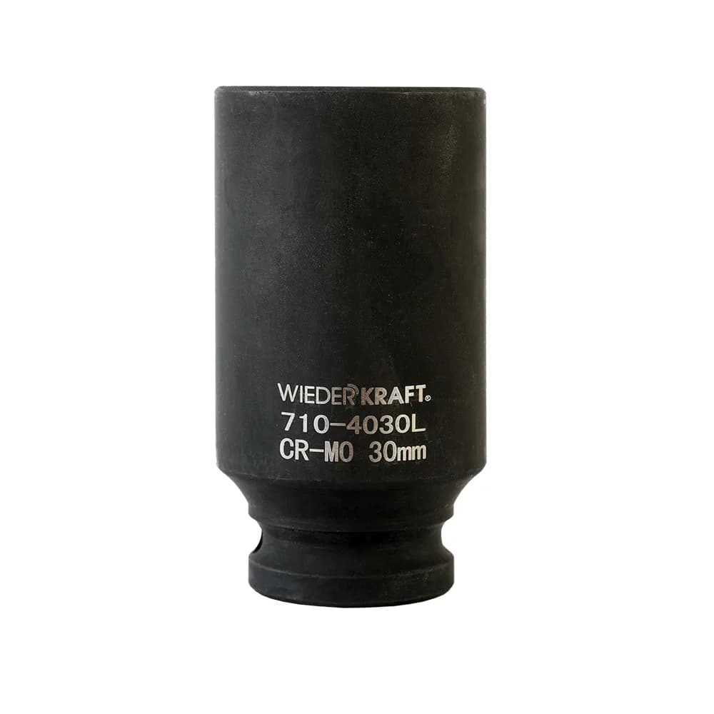 WDK-710-4030L Головка торцевая ударная глубокая 1/2", 6 граней, 30 мм