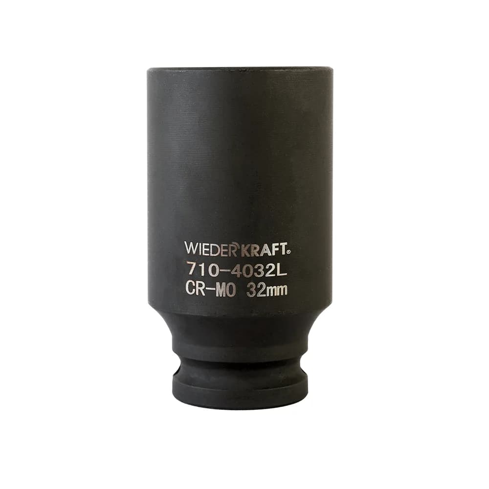 WDK-710-4032L Головка торцевая ударная глубокая 1/2", 6 граней, 32 мм