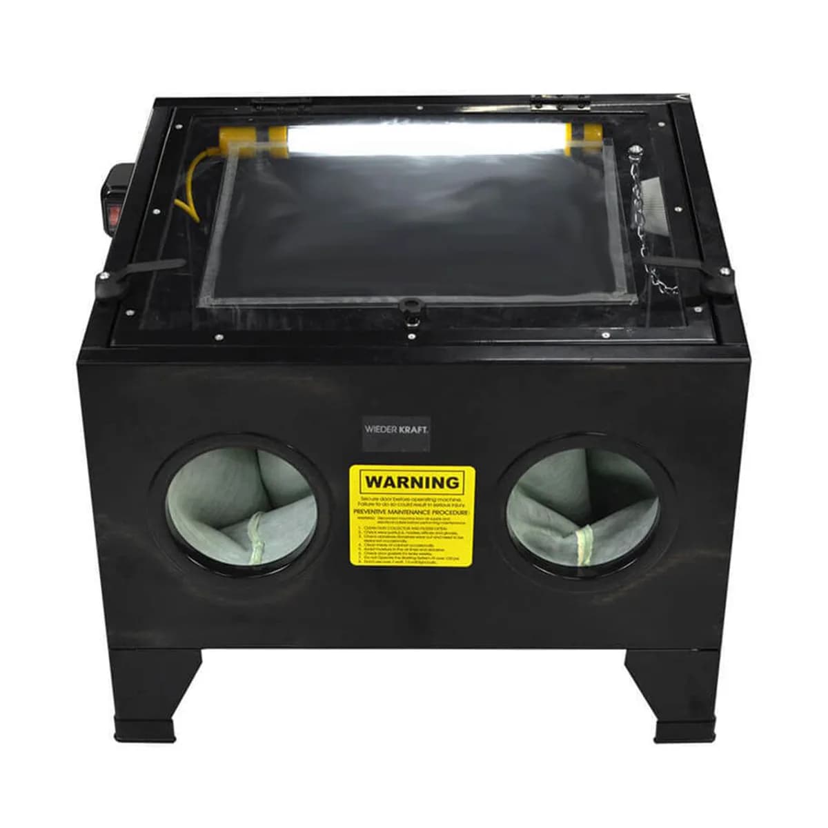 WDK-82090K Камера пескоструйная 90л в комплекте с электрокорундом WDK-KR6 20кг