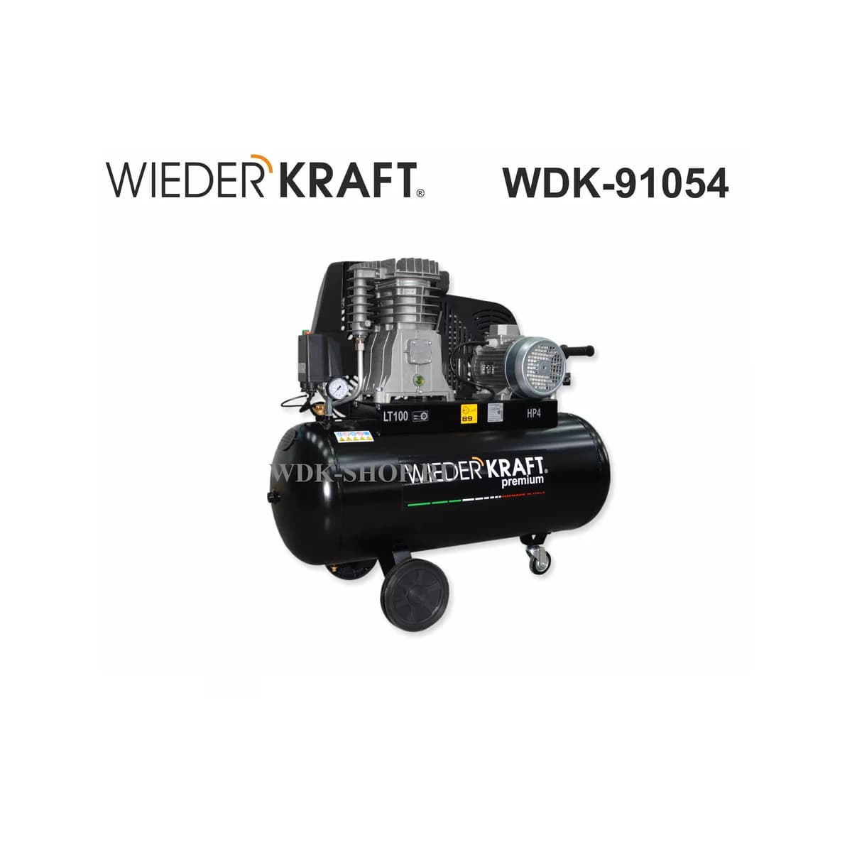 Масляный поршневой компрессор WDK-91054, 10 бар, 541 л/мин