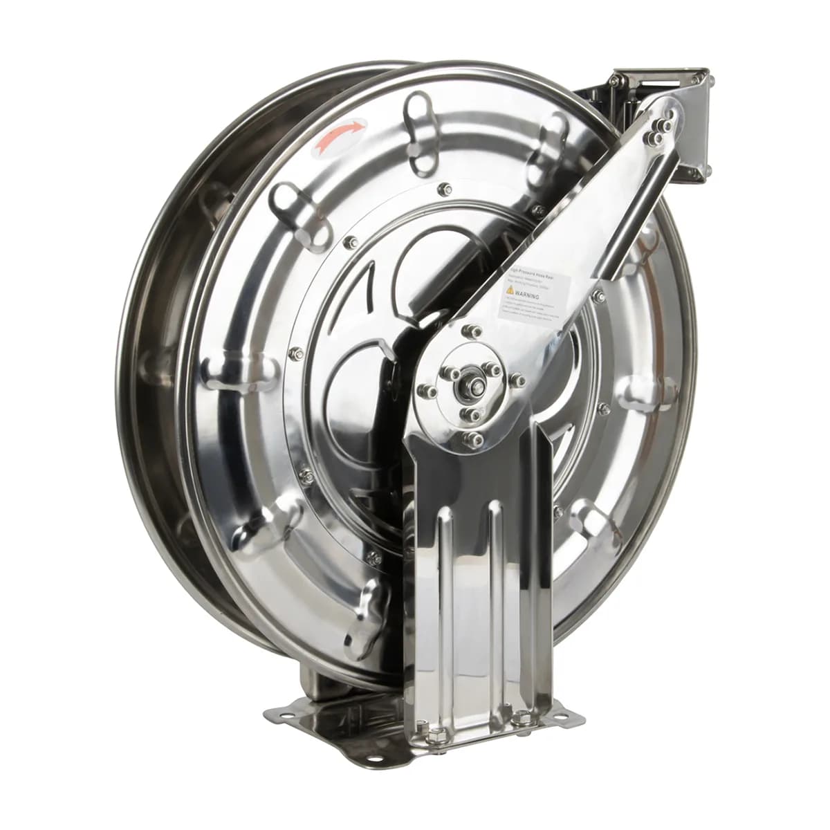 WDK-HR924 Катушка для гидравлического шланга высокого давления, 1/2", сталь, для шлангов 1/2", 15 м