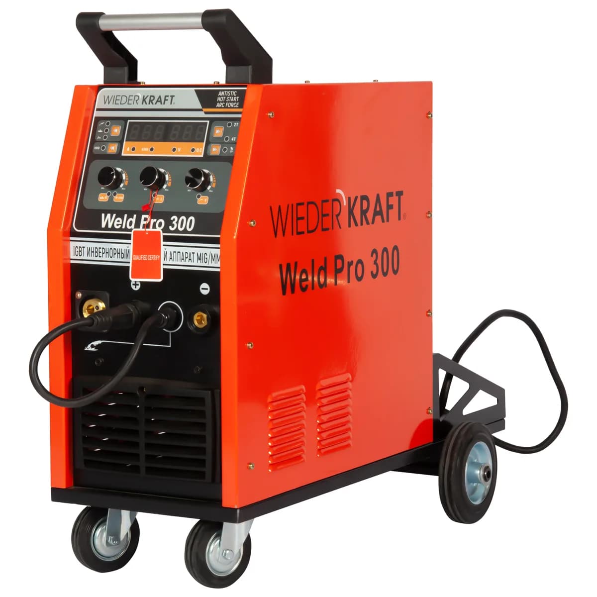 Weld Pro 300 Сварочный аппарат инверторный 300A, 380В, MIG/MAG/MMA/Lift TIG с горелкой 24AK