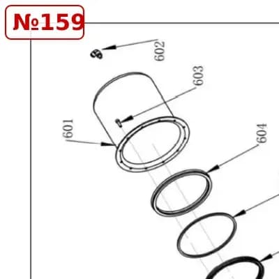 Корпус цилиндра отрыва борта WDK-700322
