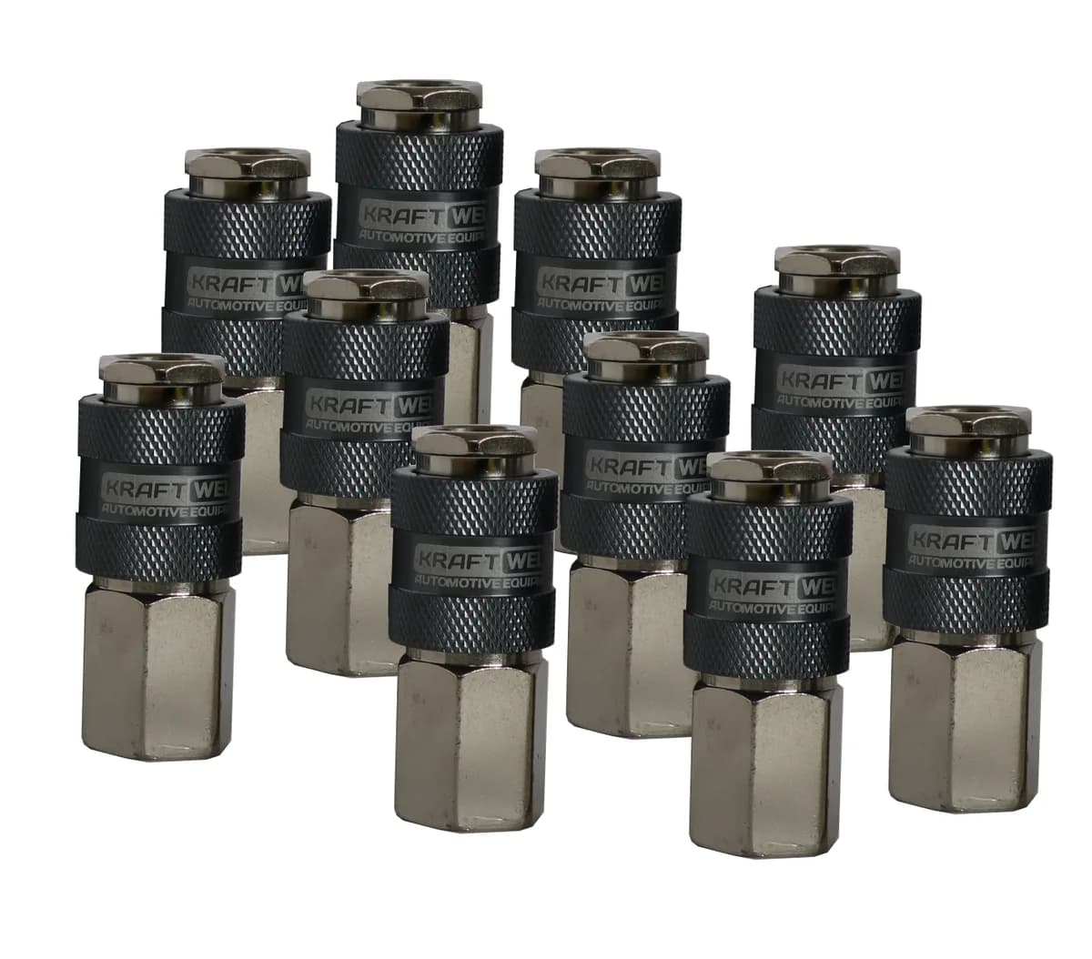 KraftWell KRW-QC14FF-10 БРС "мама", резьба F1/4", 10 шт