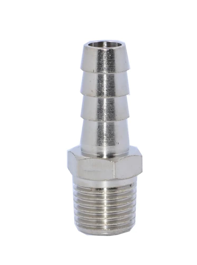 KraftWell KRW-TF1014M Фитинг "елочка" 10 мм - M1/4", 1 шт