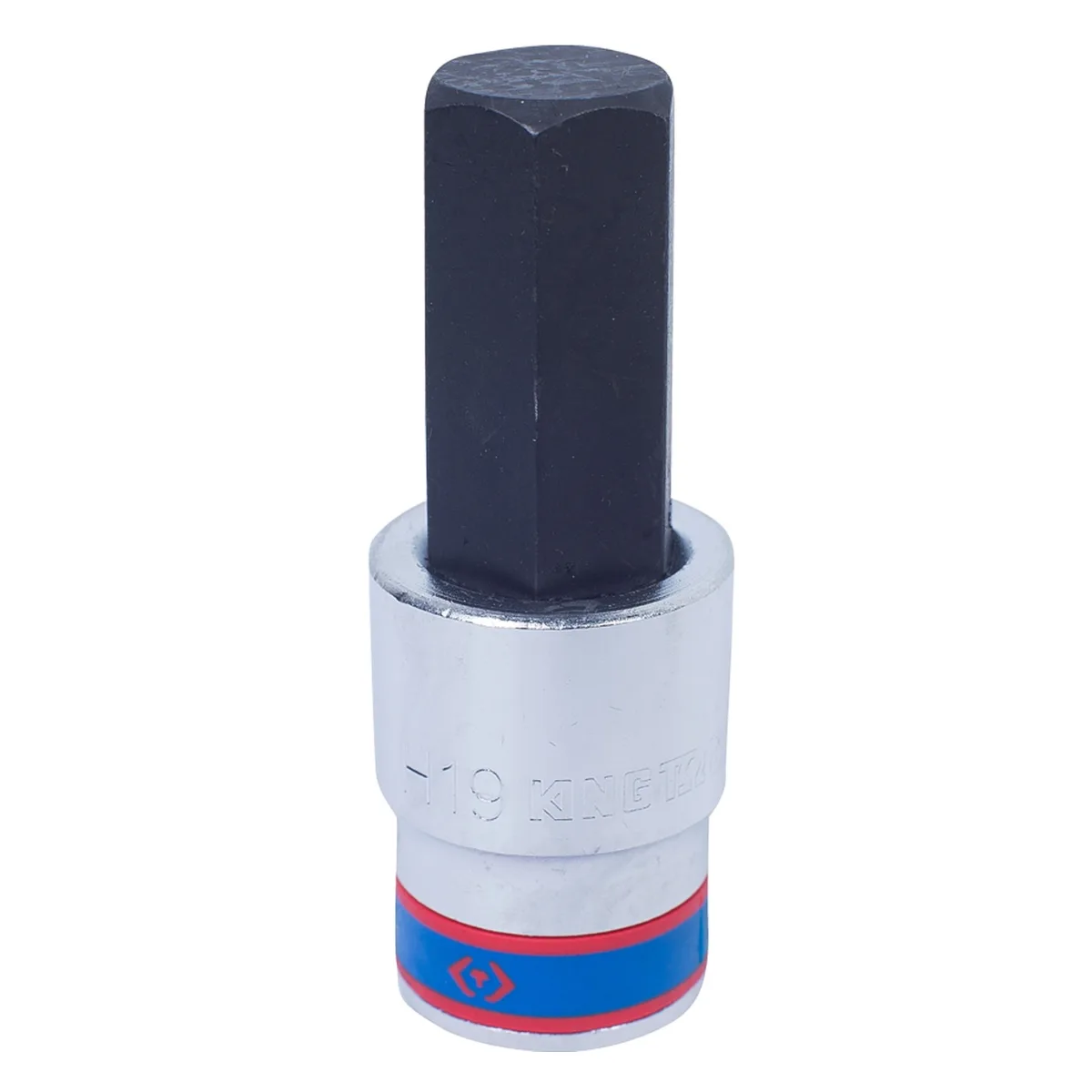 Насадка (бита) торцевая 1/2", Hex, 19 мм, L = 80 мм KING TONY 403519