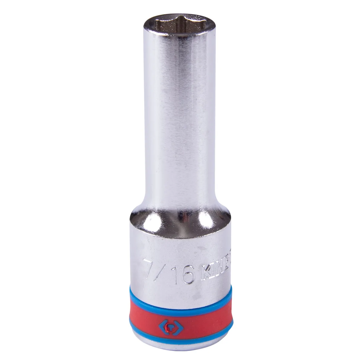 Головка торцевая глубокая шестигранная 1/2", 7/16", дюймовая KING TONY 423514S