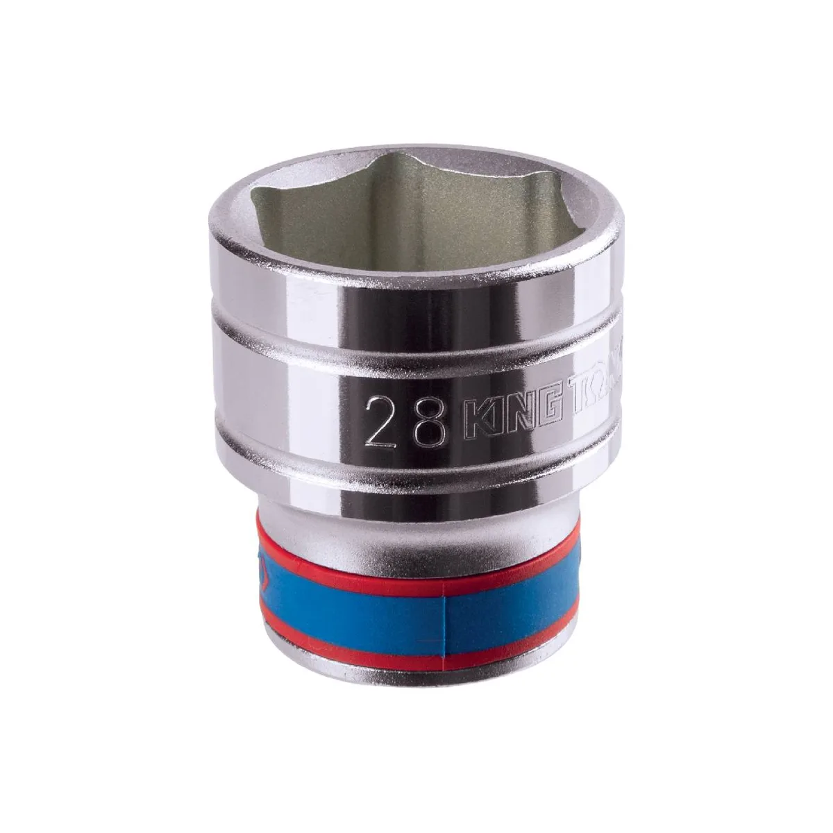 Головка торцевая стандартная шестигранная 1/2", 28 мм KING TONY 433528M