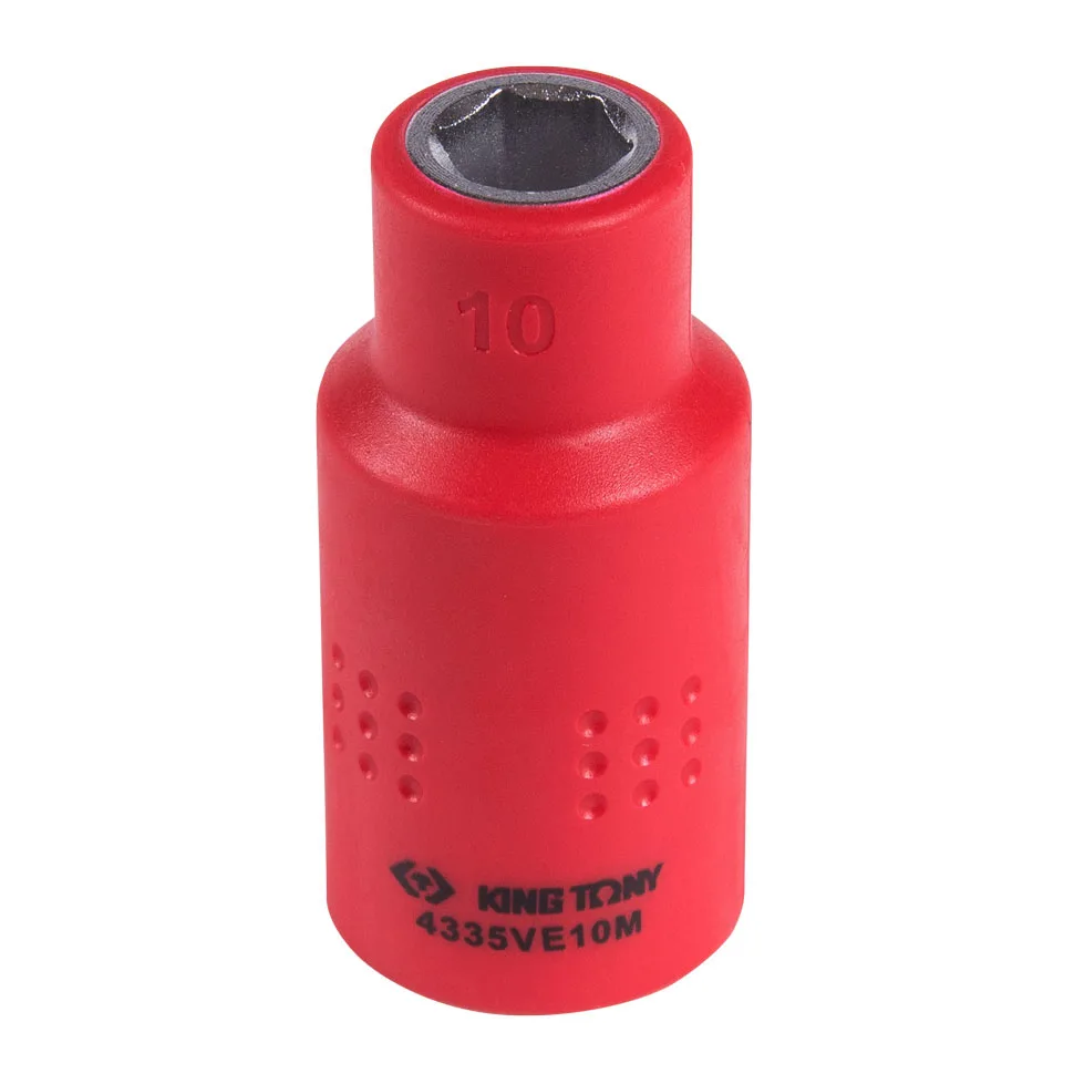 Головка торцевая диэлектрическая шестигранная 1/2", 10 мм KING TONY 4335VE10M