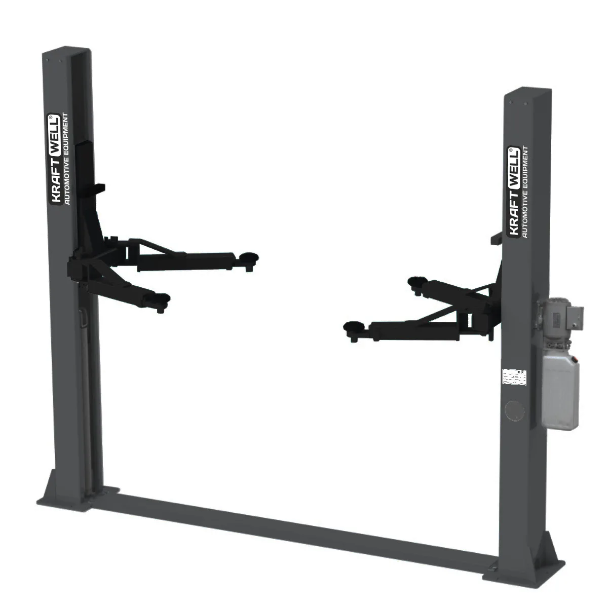 Двухстоечный подъемник KraftWell KRW3DLM, 3.2 т, нижняя синхронизация (для личного гаража)
