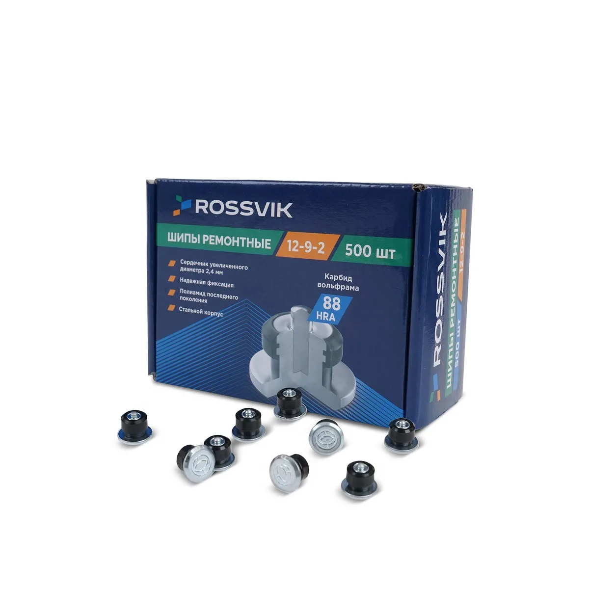 Шип ремонтный ROSSVIK 12-9-2 (коробка, 500 шт.)