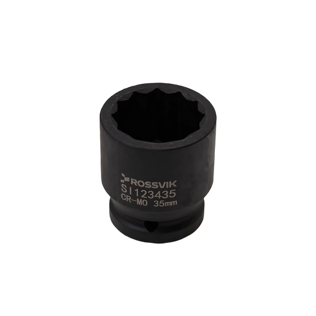 SI123435 Головка торцевая ударная 12-гранная ROSSVIK 3/4", 35мм