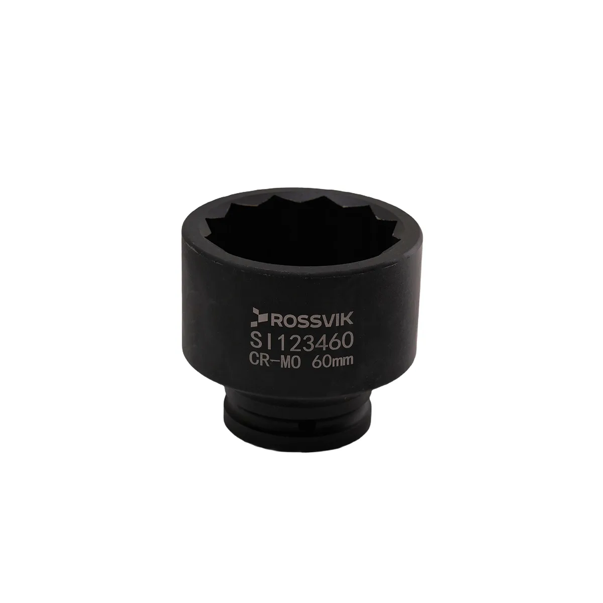 SI123460 Головка торцевая ударная 12-гранная ROSSVIK 3/4", 60мм