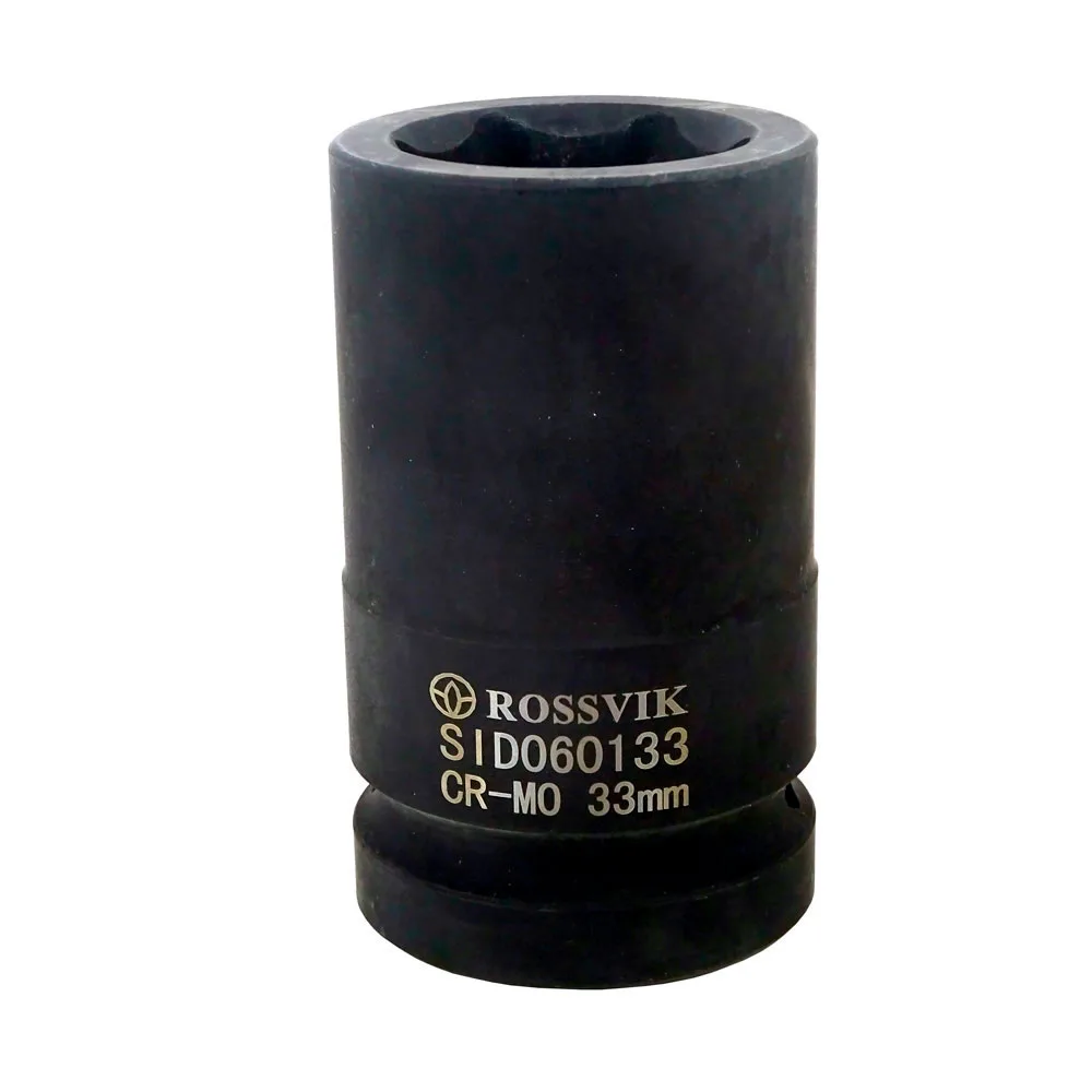 SID060133 Головка торцевая ударная, глубокая ROSSVIK, 1", 33мм