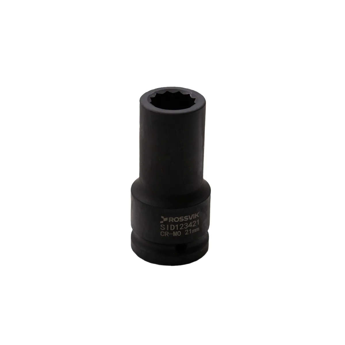 SID123421 Головка торцевая ударная глубокая 12-гранная ROSSVIK 3/4", 21мм