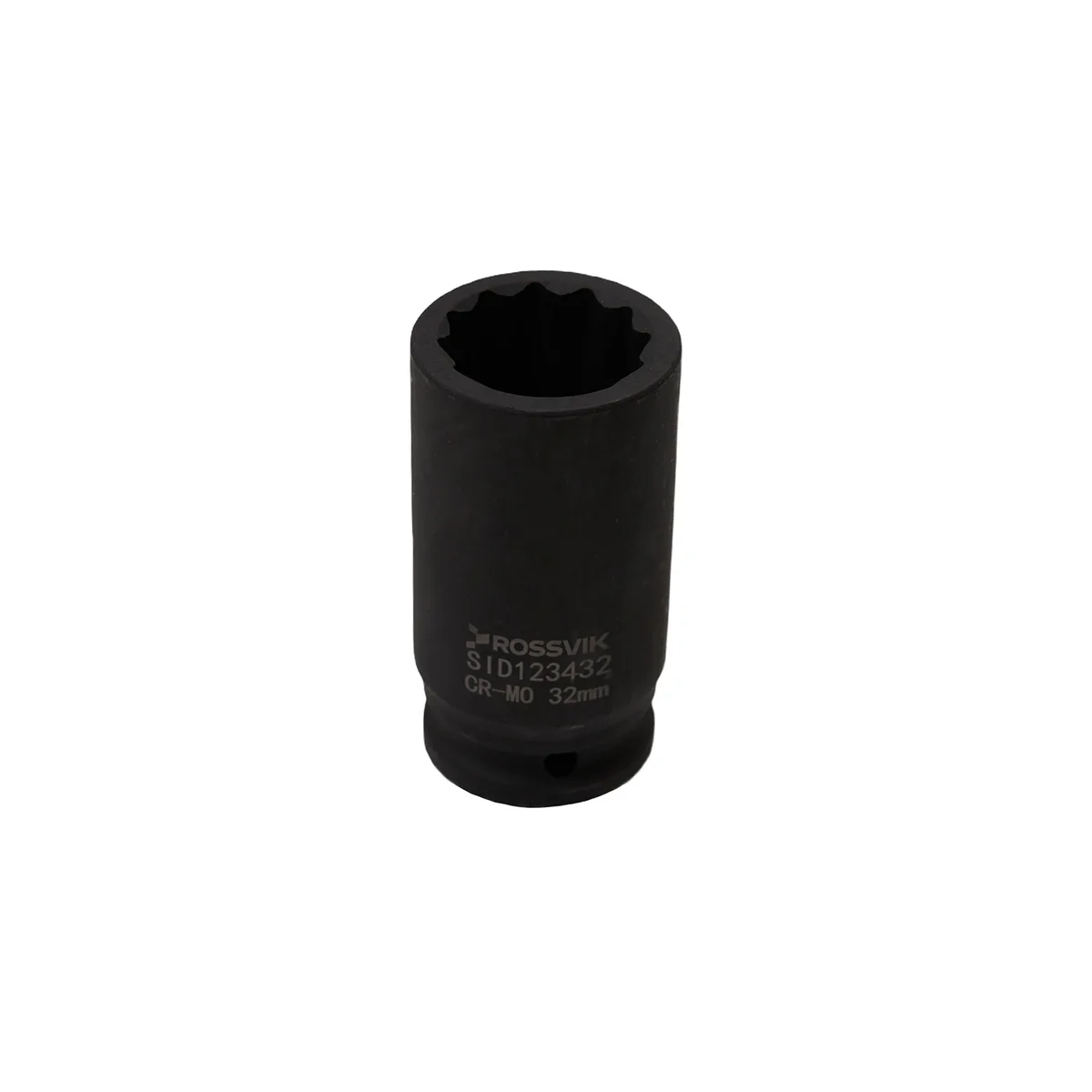SID123432 Головка торцевая ударная глубокая 12-гранная ROSSVIK 3/4", 32мм