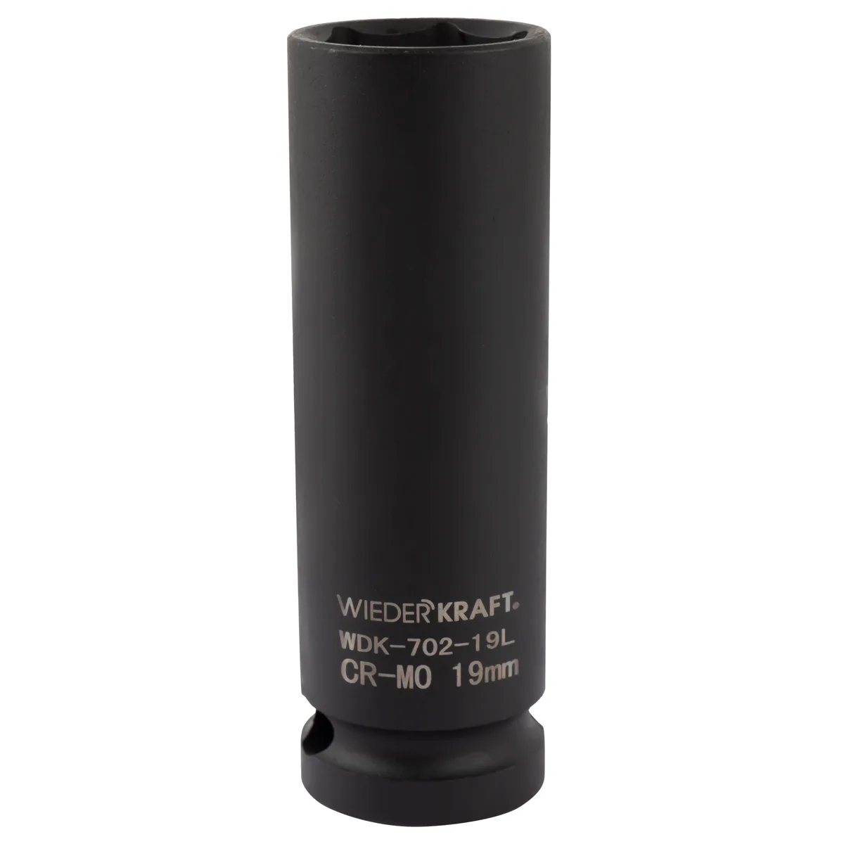 WDK-702-19L Головка торцевая ударная глубокая тонкостенная 1/2", 6 граней, 19 мм