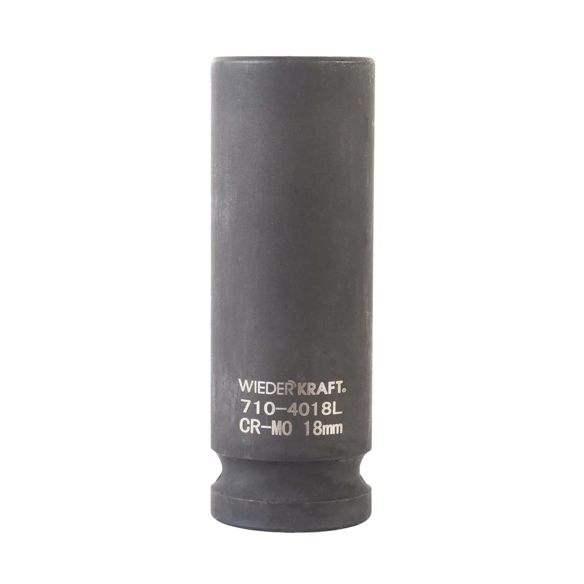 WDK-710-4018L Головка торцевая ударная глубокая 1/2", 6 граней, 18 мм