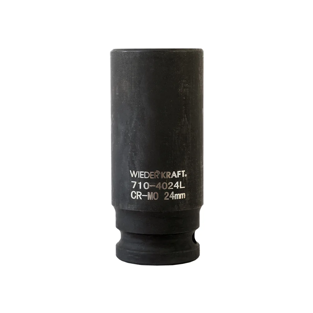 WDK-710-4024L Головка торцевая ударная глубокая 1/2", 6 граней, 24 мм