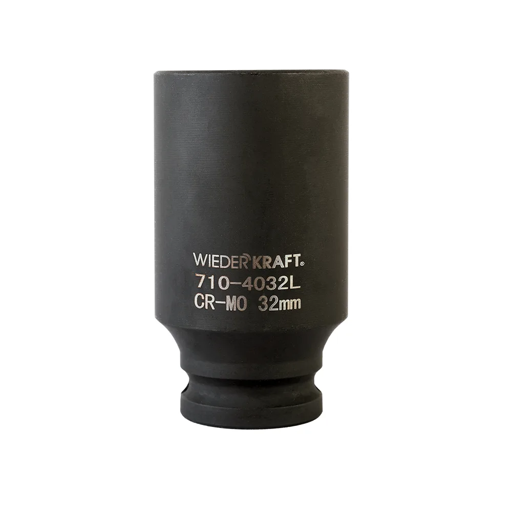 WDK-710-4032L Головка торцевая ударная глубокая 1/2", 6 граней, 32 мм