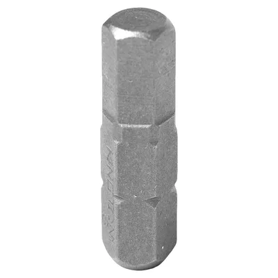 Вставка (бита) торцевая 1/4", Hex, 6 мм, 25 мм KING TONY 102506H