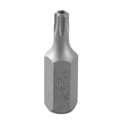 Вставка (бита) торцевая 10 мм, Torx, T27, 36 мм, с отверстием KING TONY 163627U