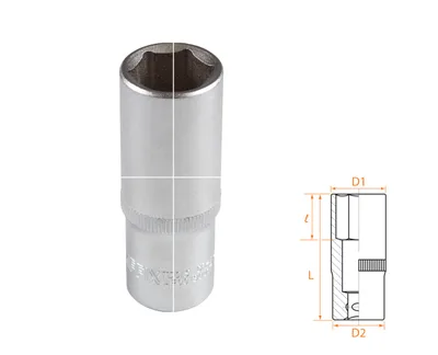 Головка торцевая глубокая шестигранная 3/8", 17 мм AFFIX AF00130017