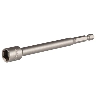 Головка для шуруповерта шестигранная 1/4", 10 мм, L = 150 мм, магнитная KING TONY 7611510M