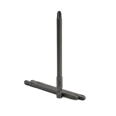 Бита ударная крестовая ROSSVIK 63100PH3-IB, PH3, 100 мм, 1/4", сплав S2 (10шт в коробке)