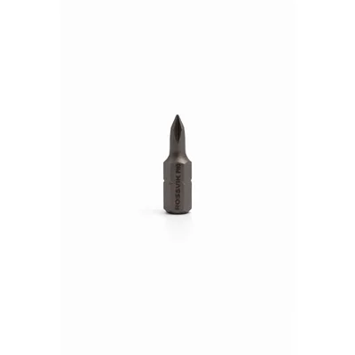 Бита крестовая ROSSVIK 6325PH0, PH0, 25 мм, 1/4", сплав S2 (20шт в коробке)