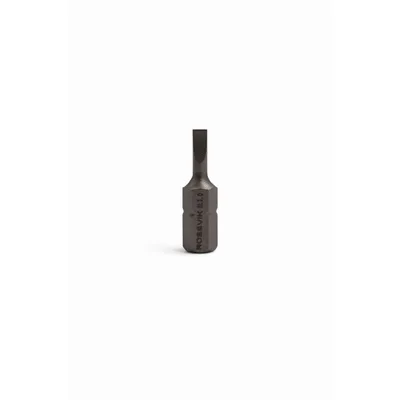 Бита шлицевая ROSSVIK 6325SL3, SL3, 25 мм, 1/4", сплав S2 (20шт в коробке)