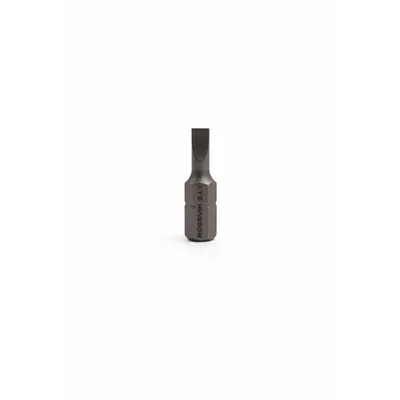 Бита шлицевая ROSSVIK 6325SL4, SL4, 25 мм, 1/4", сплав S2 (20шт в коробке)